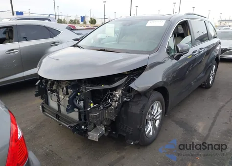 2025 Toyota Sienna Xle from USA, damaged, VIN 5TDJRKEC9SS284205